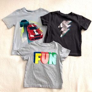 TEA COLLECTION, GYMBOREE, TUCKER+TATE Boys Tops Bundle 3